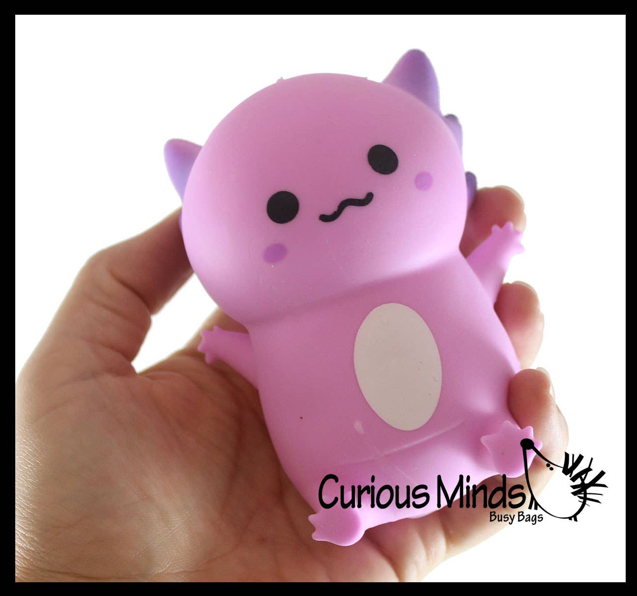 Axolotl - Soft Creamy Doh Filled Squeeze Stress Balls - 1PC