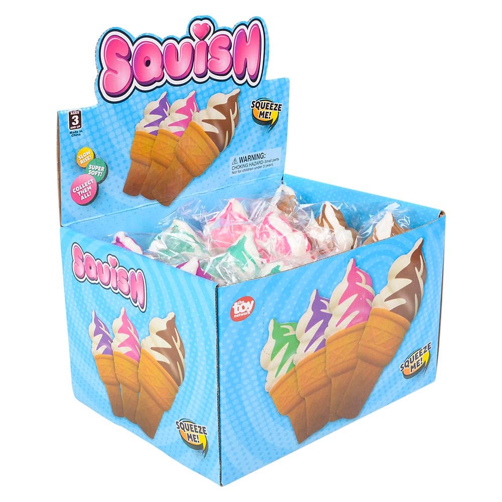 SLOW RISE SQUISH ICE CREAM 6" 1PC