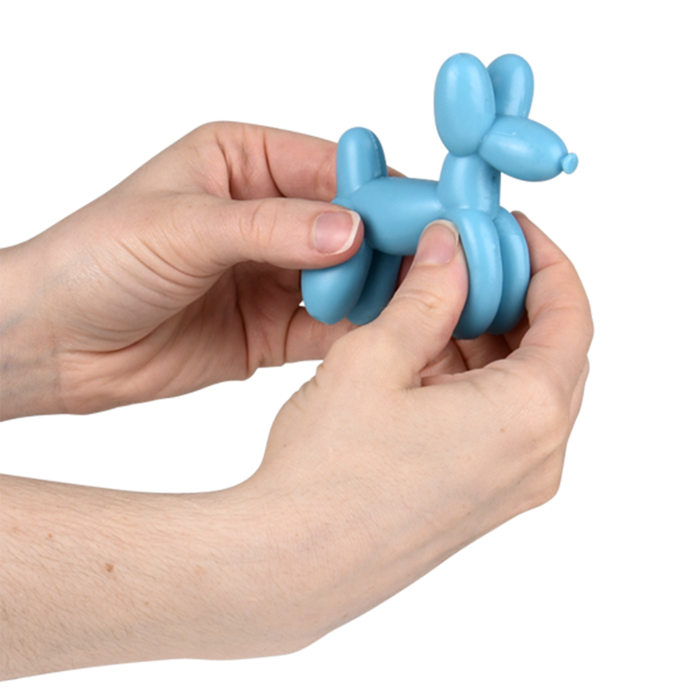 3.5" STRETCHY AND SAND BALLOON DOG  1PC