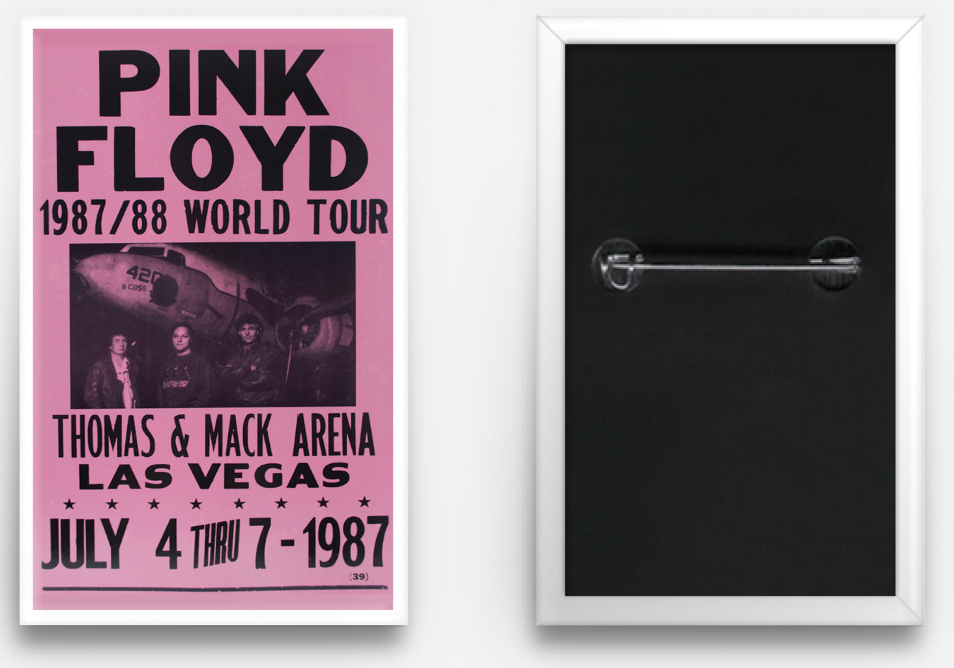 Showprint  Concert Poster Buttons 1.75" x 2.75"