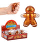 Mini  2.25" SQUISH STICKY  GINGERBREAD MAN  1PC