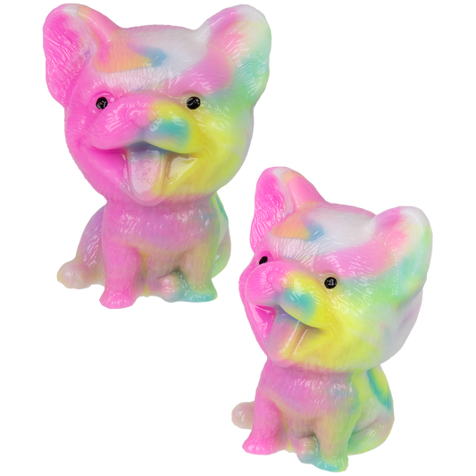 2.75" STICKY RAINBOW CORGI 1PC