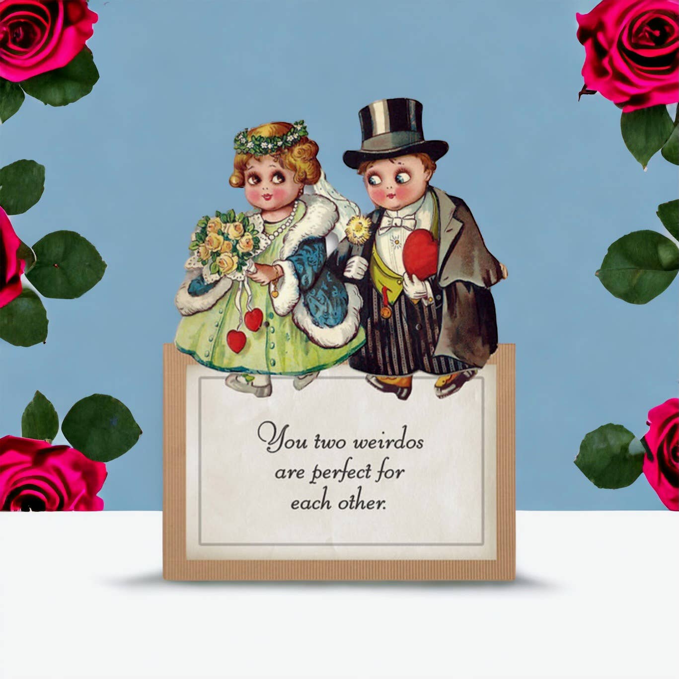 Wedding Engagement Card for Perfect Weirdos