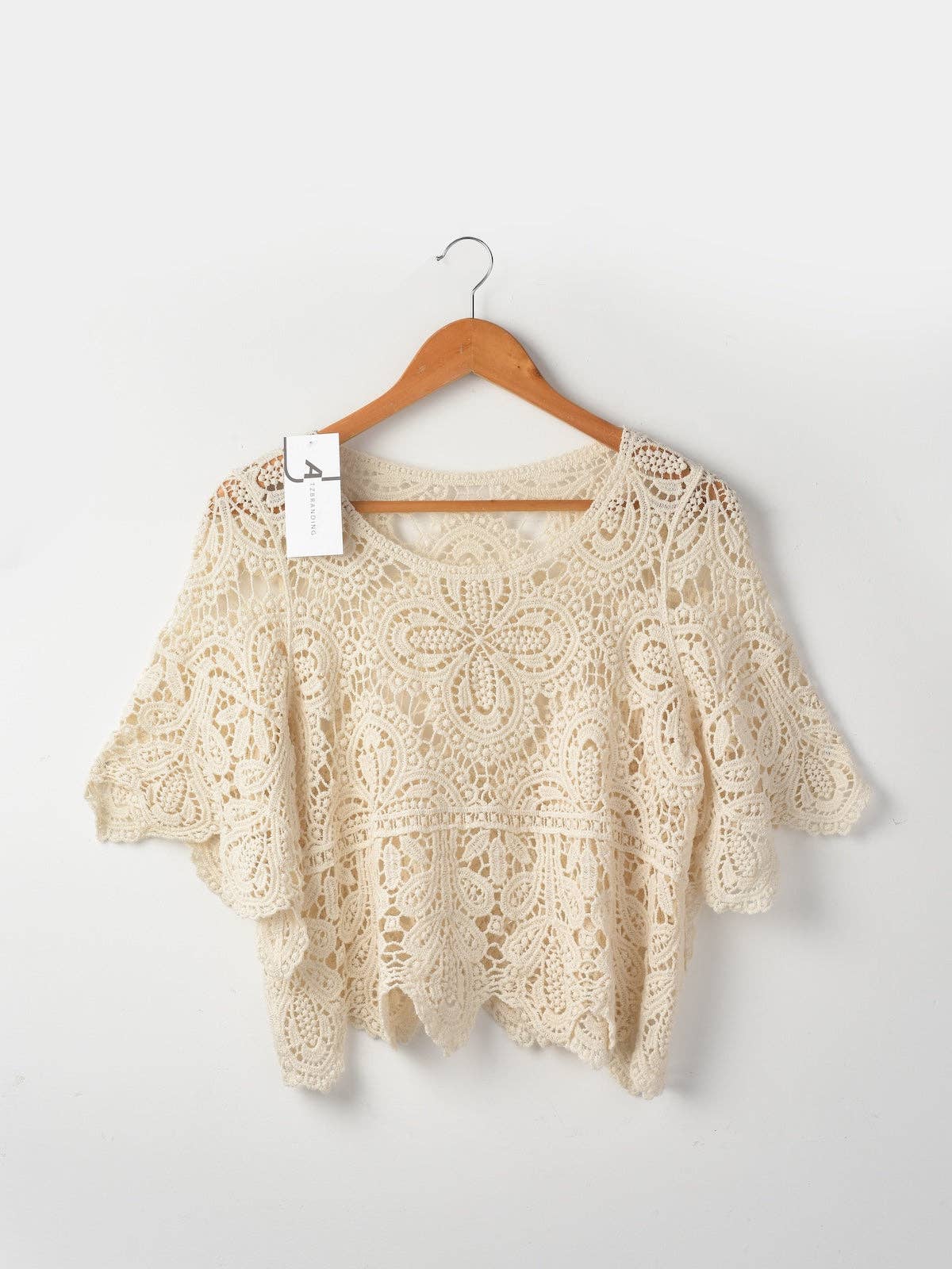 Funkyrel® Atzbranding Limited - Crosa - Crochet Hollow-Out Pullover Top