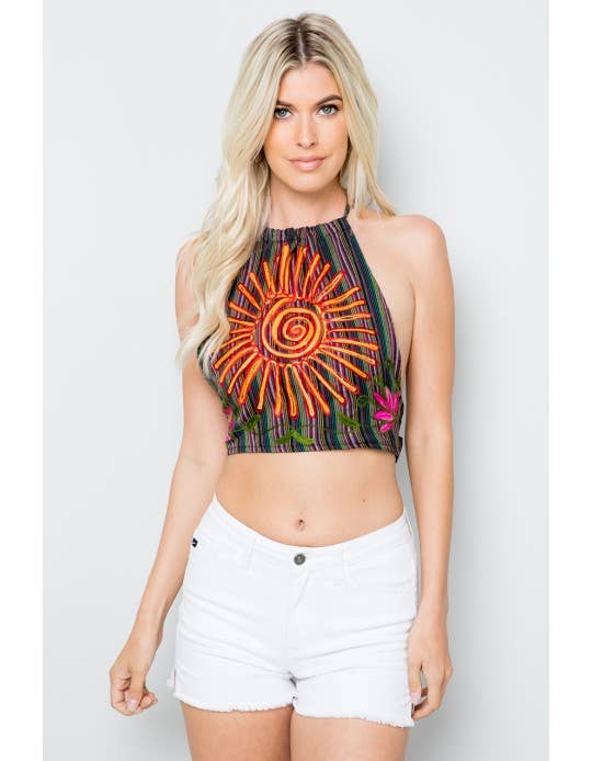 Kathmandu Imports - Halter Crop Top (KT-1289)