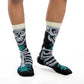 Good Luck Sock - Men's Halloween, Evil Skeleton Socks
