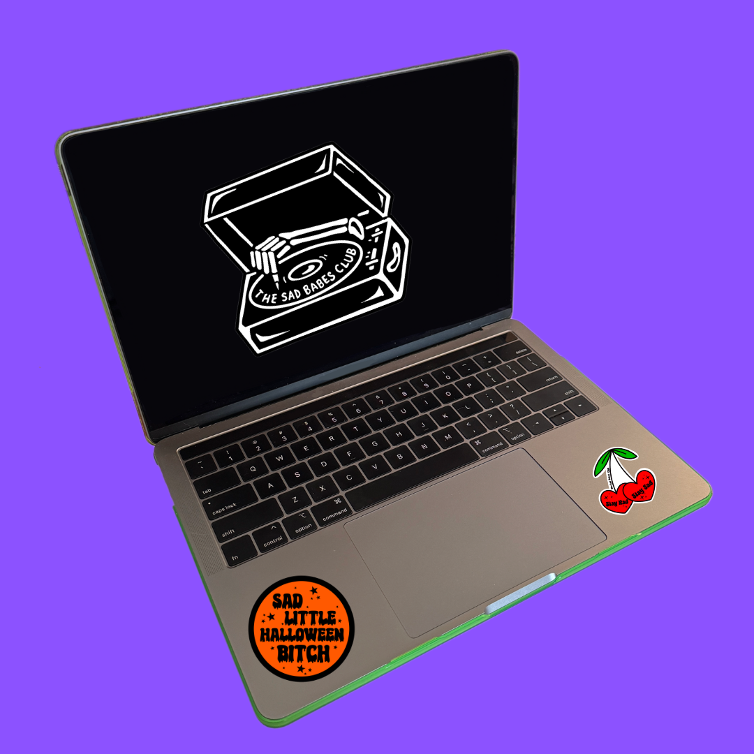 Sad little halloween bitch Sticker