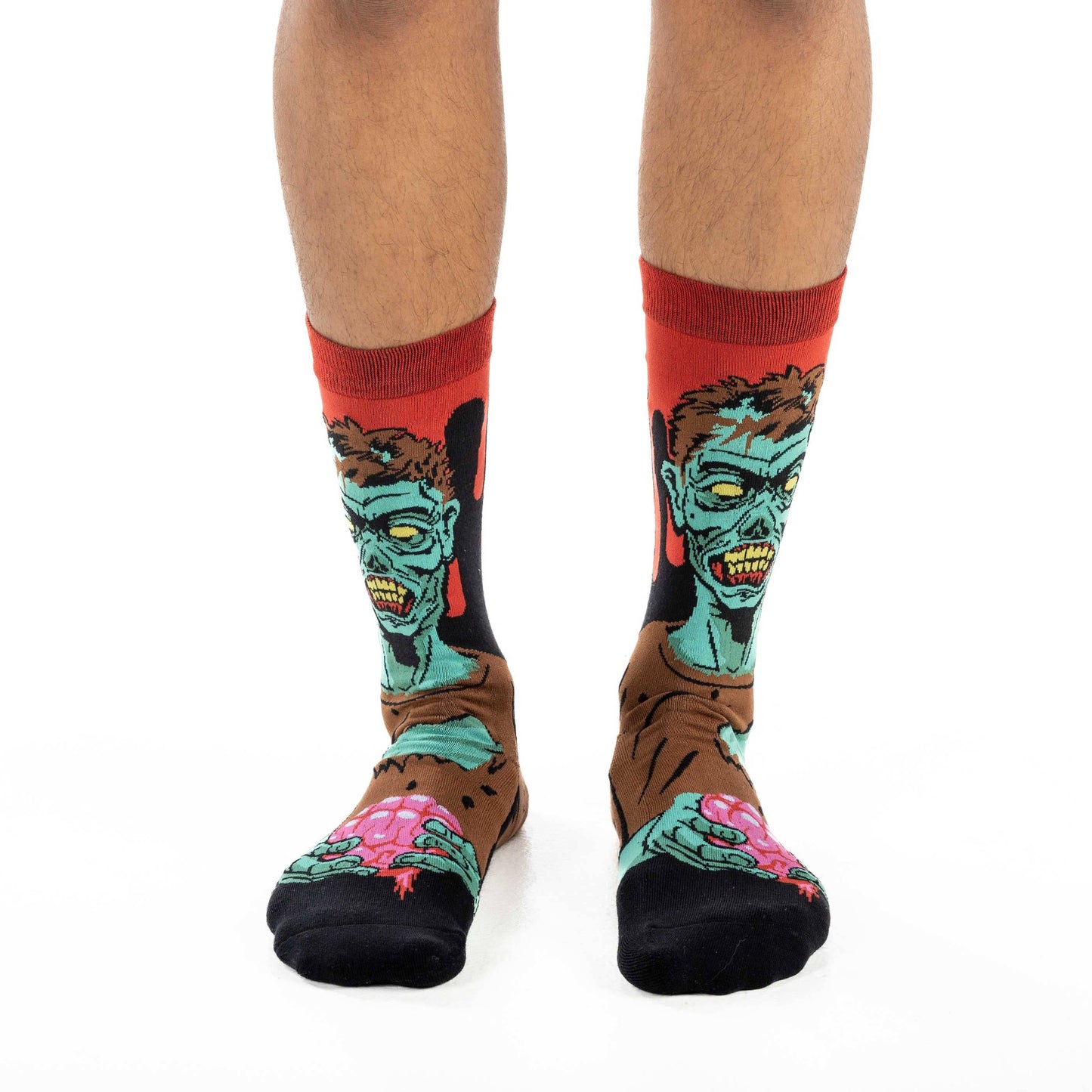 Good Luck Sock - Men's Halloween, Evil Zombie Socks
