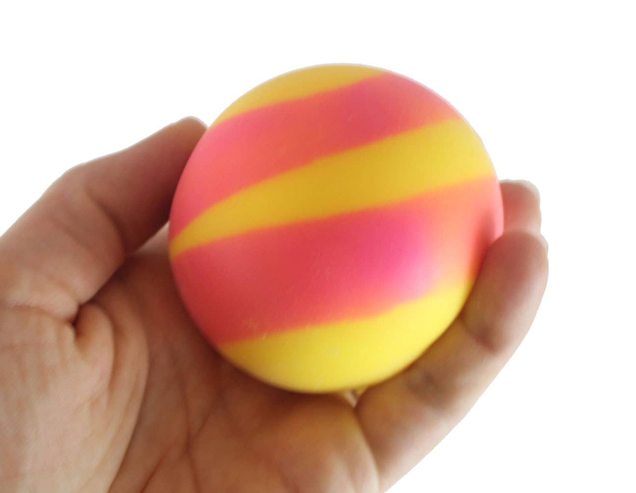 Striped Soft Doh Filled 2.5" Stress Ball - 1PC