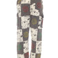 Rising International Inc - Cotton BW Mushroom  sun moon Patchwork Trouser D575