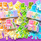 Mini Rainbow Froggy Chair Sticker Packs
