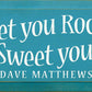 SAWDUST CITY - Sweet You Rock Sweet You Roll - Dave Matthews