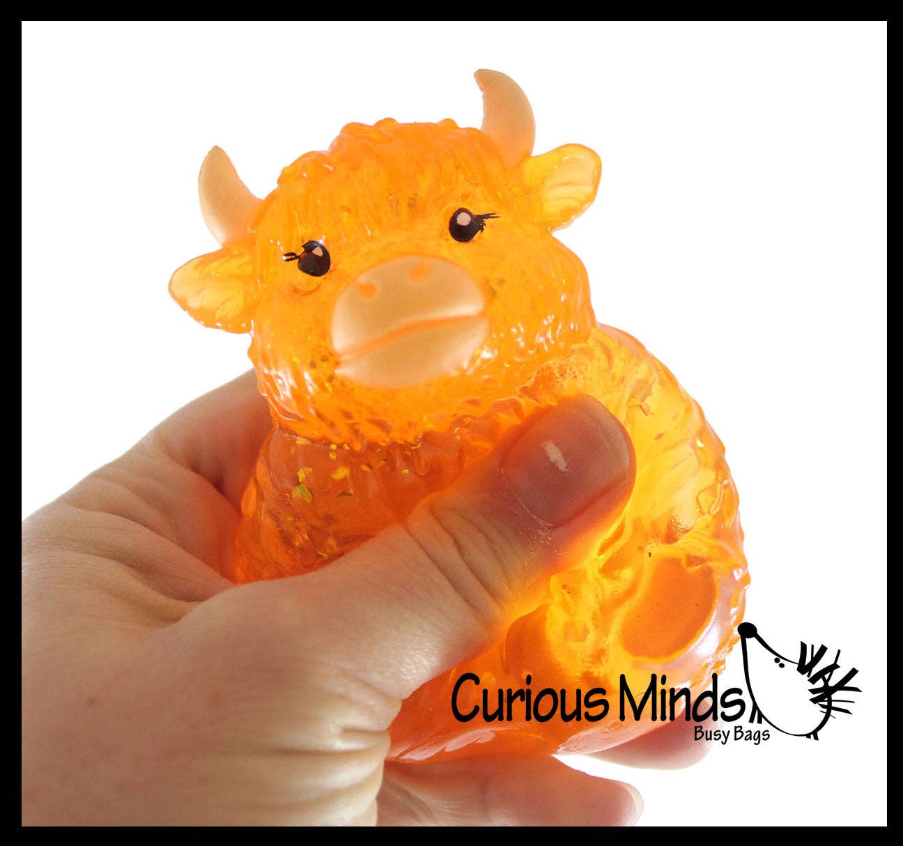 Highland Cow Shaped Ball - Fidget Stress Toy