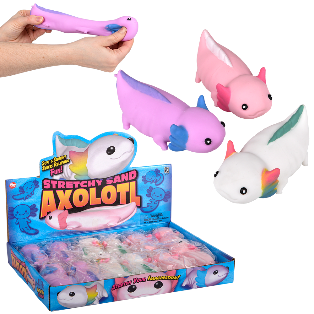 5" STRETCHY SAND AXOLOTL  1PC