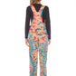 Rising International Inc - Cotton Tie Dye Multi swirl Jumpsuit Overall D860