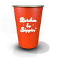 16oz Reusable Stainless Steel Cup - Bitches Be Sippin'