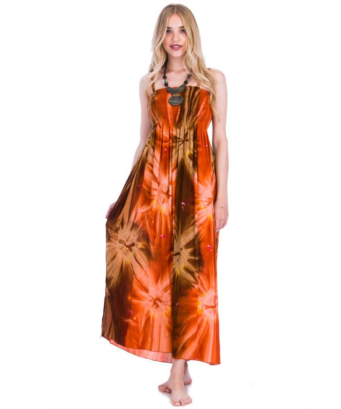 DK Hawaii - Long Tie Dye Maxi Dress