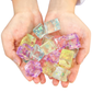 Therapy Shoppe - 12pc Miniature Squishy Glitter Ice Cubes