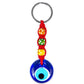 Umays Boho - Evil Eye Keychain, Handmade Macrame Keychain, Boho Keychain