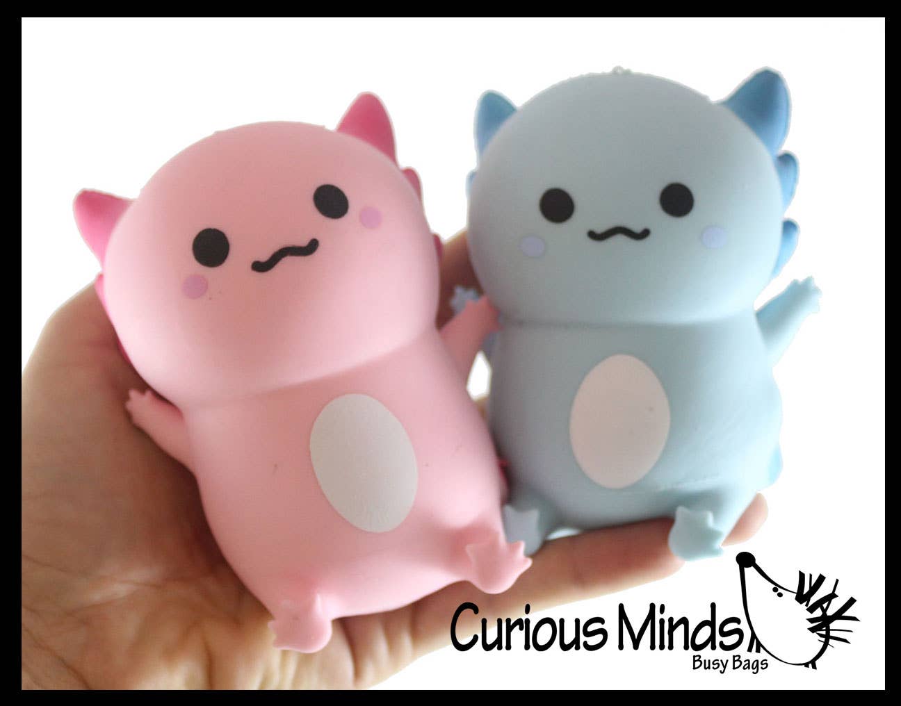 Axolotl - Soft Creamy Doh Filled Squeeze Stress Balls - 1PC
