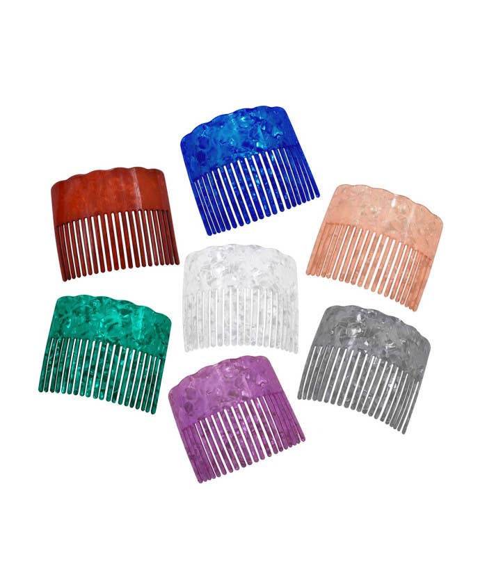 DK Hawaii - Faux Turtle Shell Plain Hair Comb