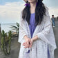 Funkyrel® Atzbranding Limited - Crosa - Vintage Boho Knit Cardigan Cover-Up