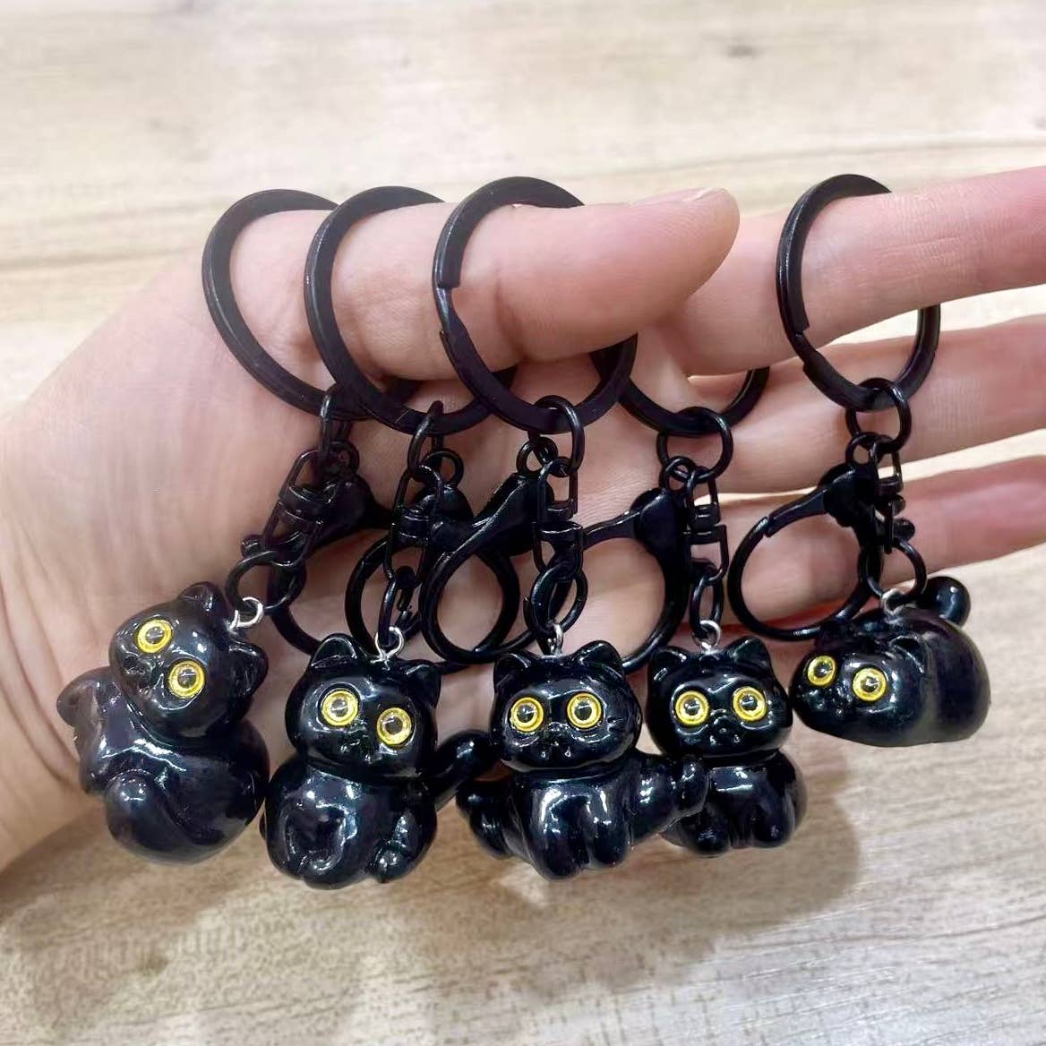12201 Black Cat Key Charm