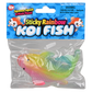 4.5" STICKY RAINBOW KOI FISH