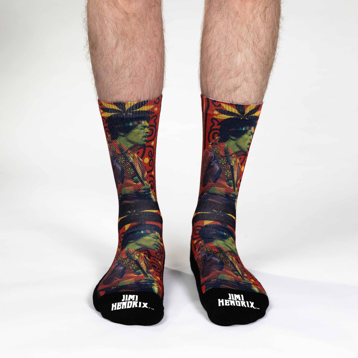 Good Luck Sock - Men's Jimi Hendrix Guitar Strap Socks [CLEARANCE]
