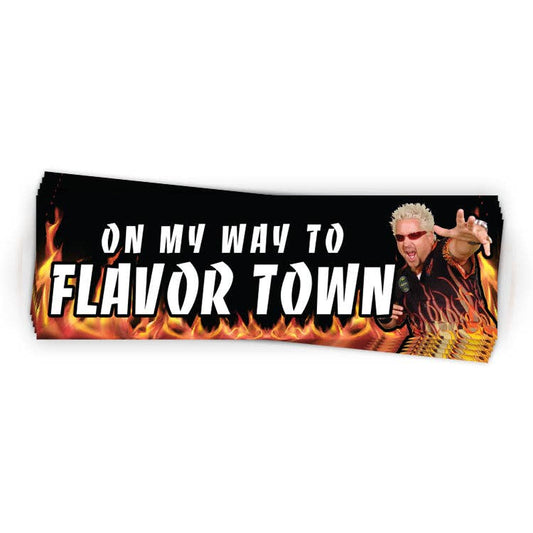 OMW to Flavor Town (Bumper Sticker)