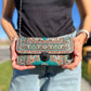 Umays Boho - Green Crossbody Bag, Rug Design Shoulder Bag, Small Cute Bag