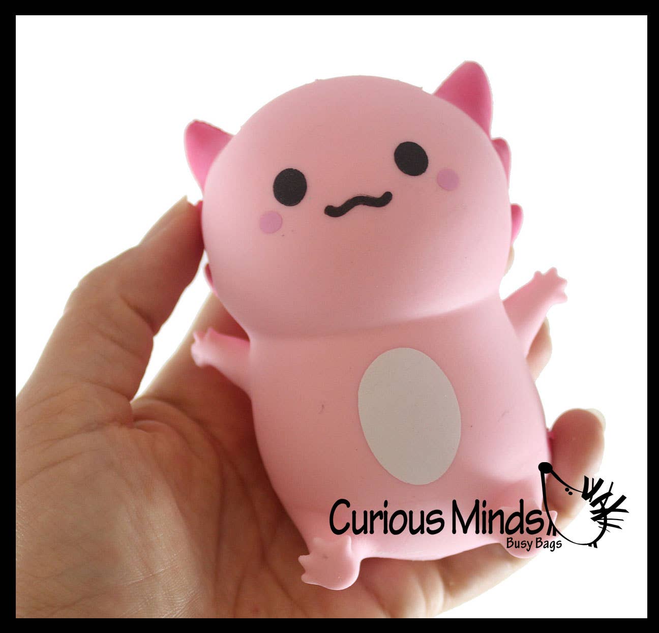 Axolotl - Soft Creamy Doh Filled Squeeze Stress Balls - 1PC