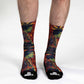 Good Luck Sock - Men's Jimi Hendrix Guitar Strap Socks [CLEARANCE]
