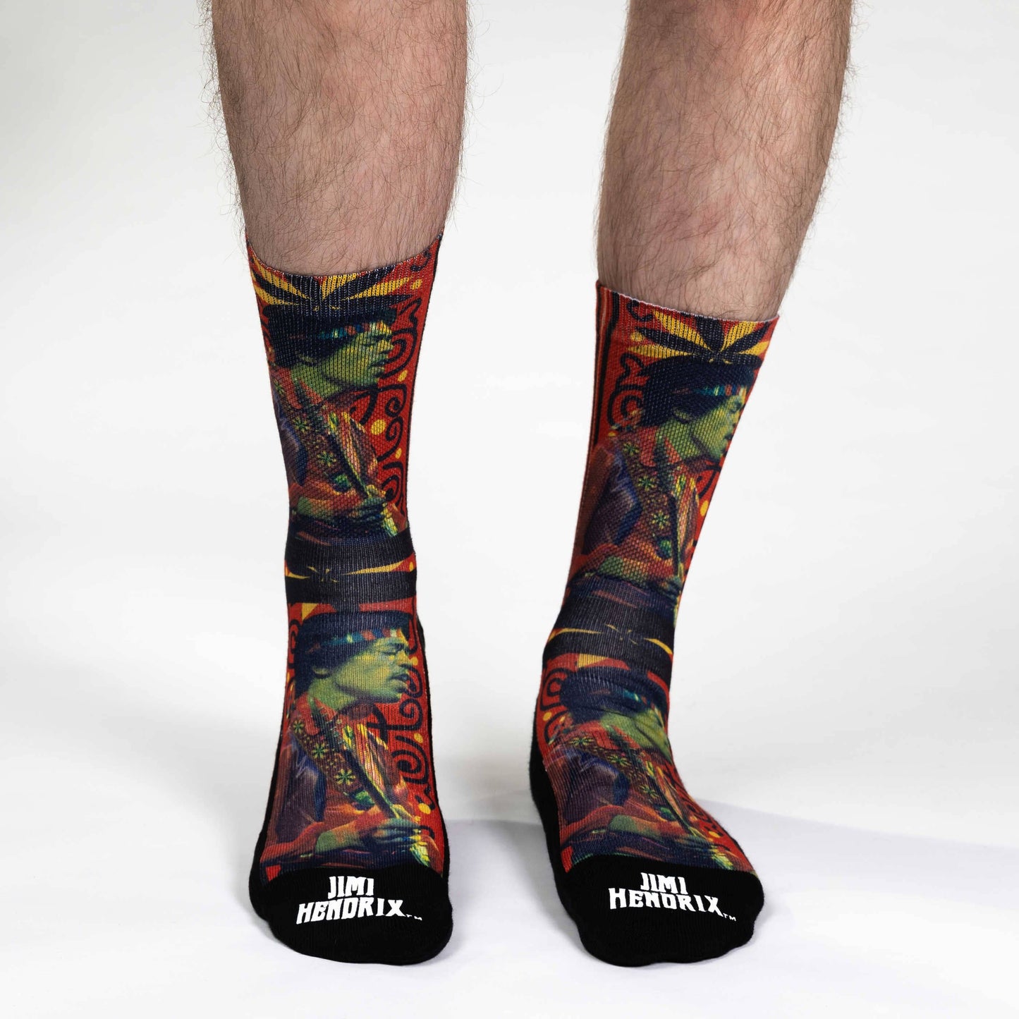Good Luck Sock - Men's Jimi Hendrix Guitar Strap Socks [CLEARANCE]