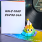 Holy Crap You’re Old  3D Pop-Up Birthday Card