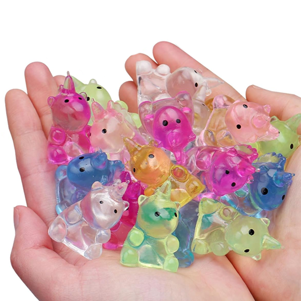 Therapy Shoppe - 
12pc Miniature Squishy Unicorns