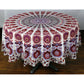 Sunshine Joy - Round Tablecloth Tapestry Purple/red Mandala