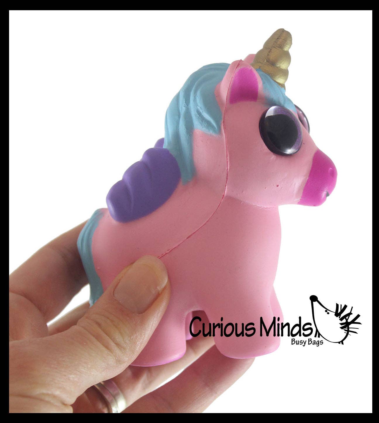 Small Mystical Animal with Horn and Wings Slow Rise Squishy -1Pc
