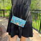 Umays Boho - Rug Design Crossbody Bag, Handmade Small Bag for Women