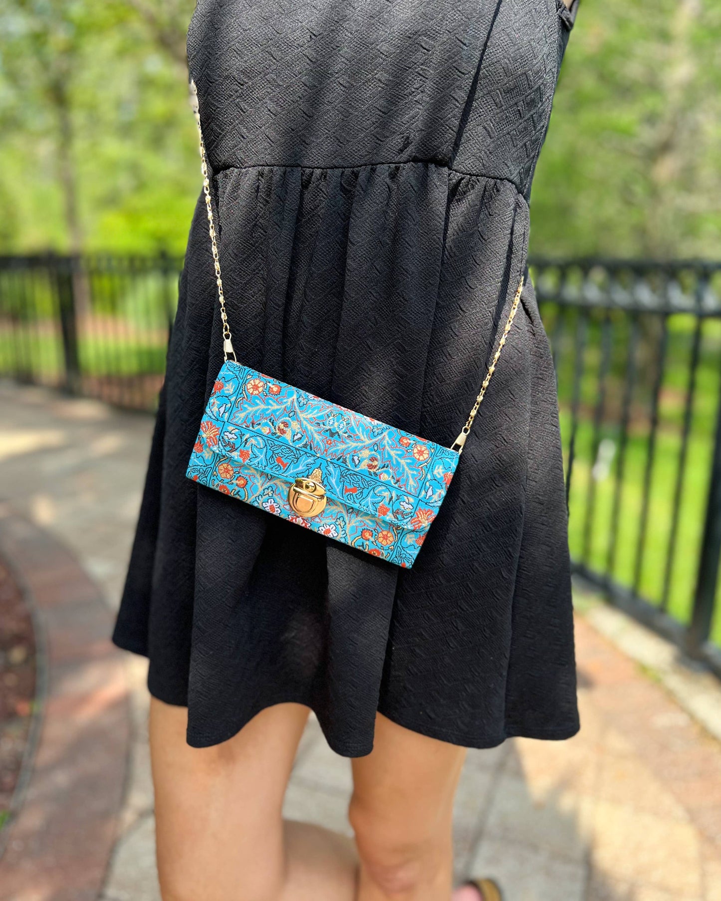 Umays Boho - Rug Design Crossbody Bag, Handmade Small Bag for Women
