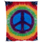 Rainbow Tie Dye Peace Tapestry - 30x45