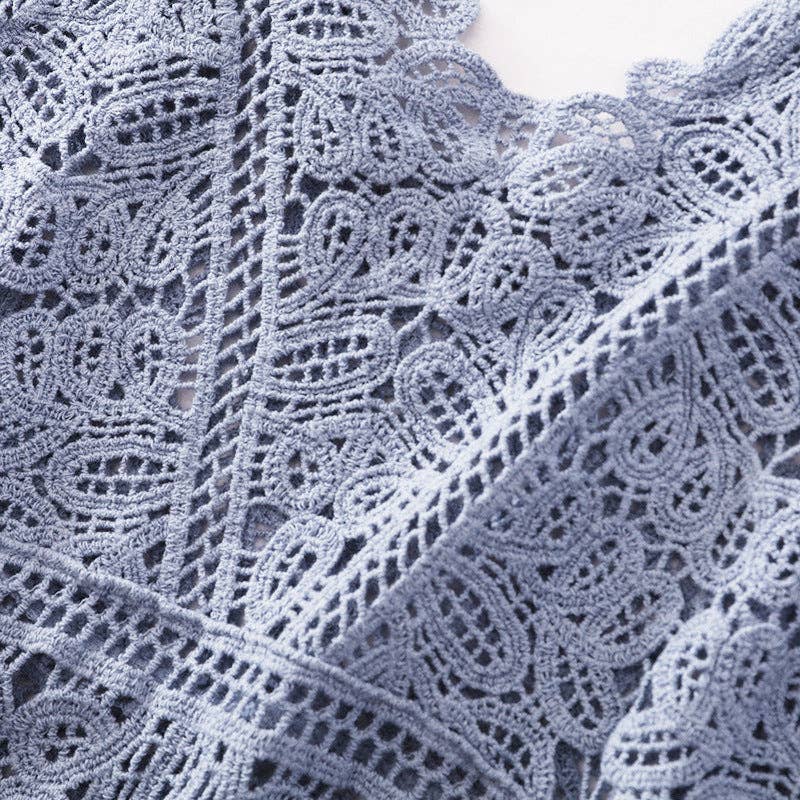 Funkyrel® Atzbranding Limited - Solid Color Crochet Lace Hollow Camisole Top
