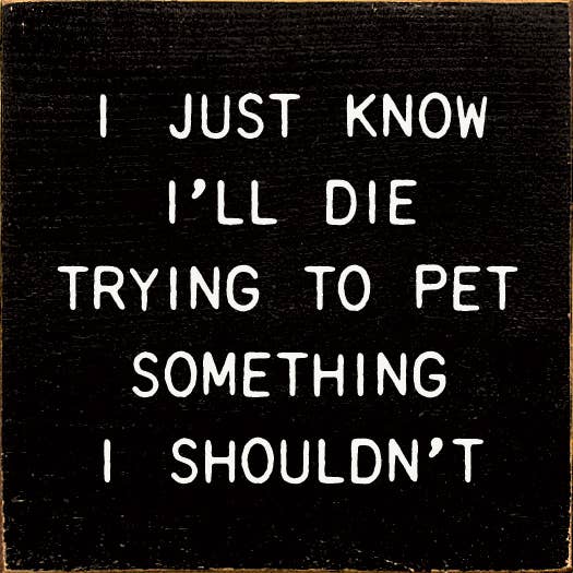 SAWDUST CITY - I Just Know I'll Die Trying To Pet Something I Shouldn't