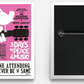 Showprint  Concert Poster Buttons 1.75" x 2.75"