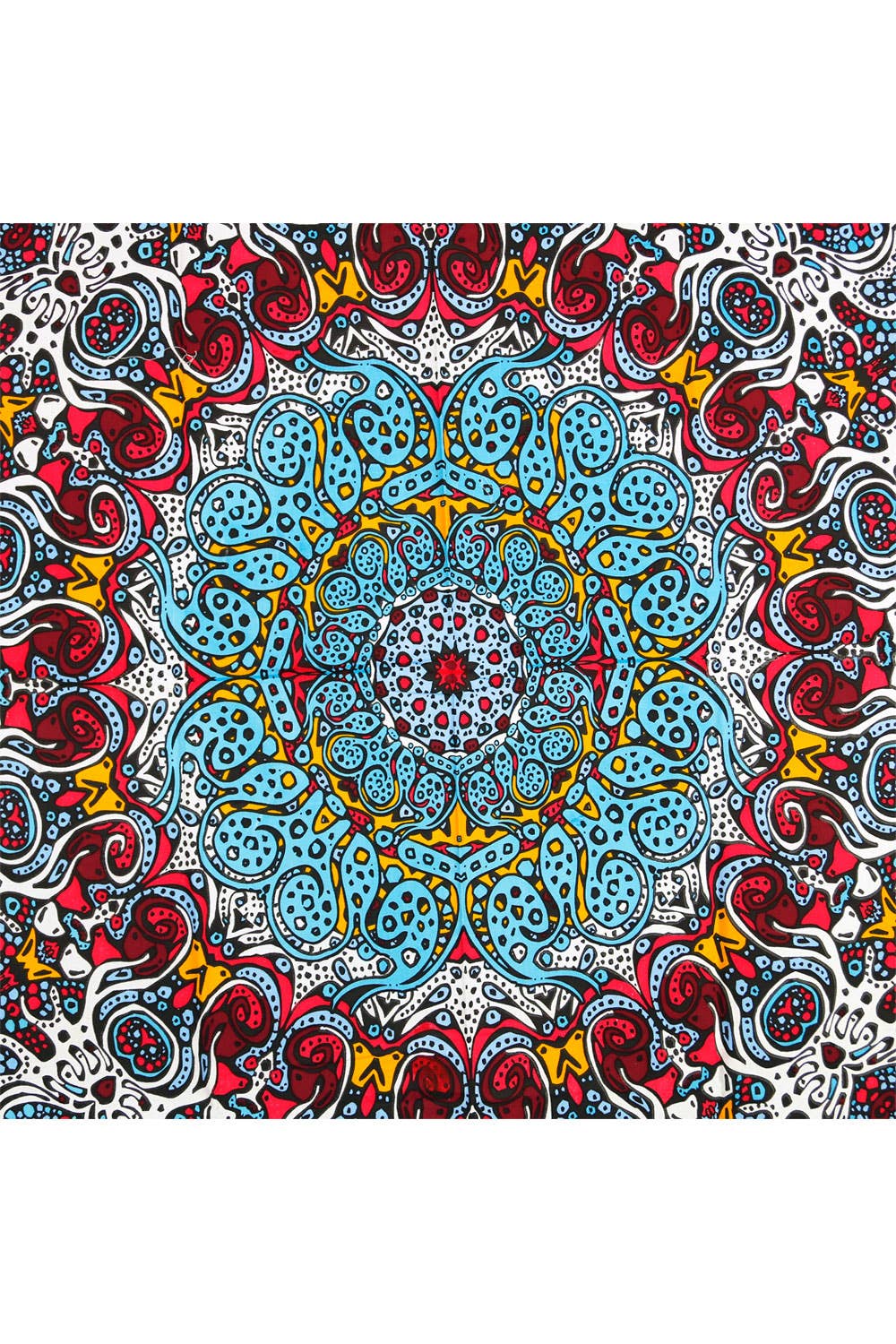 Sunshine Joy - 3D Glow in the Dark Sunburst Tapestry