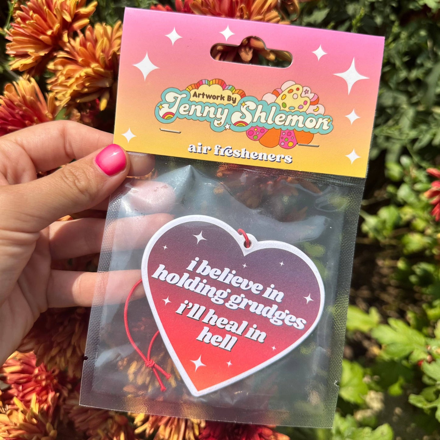 I Believe In Holding Grudges Air Freshener - Rose Scented