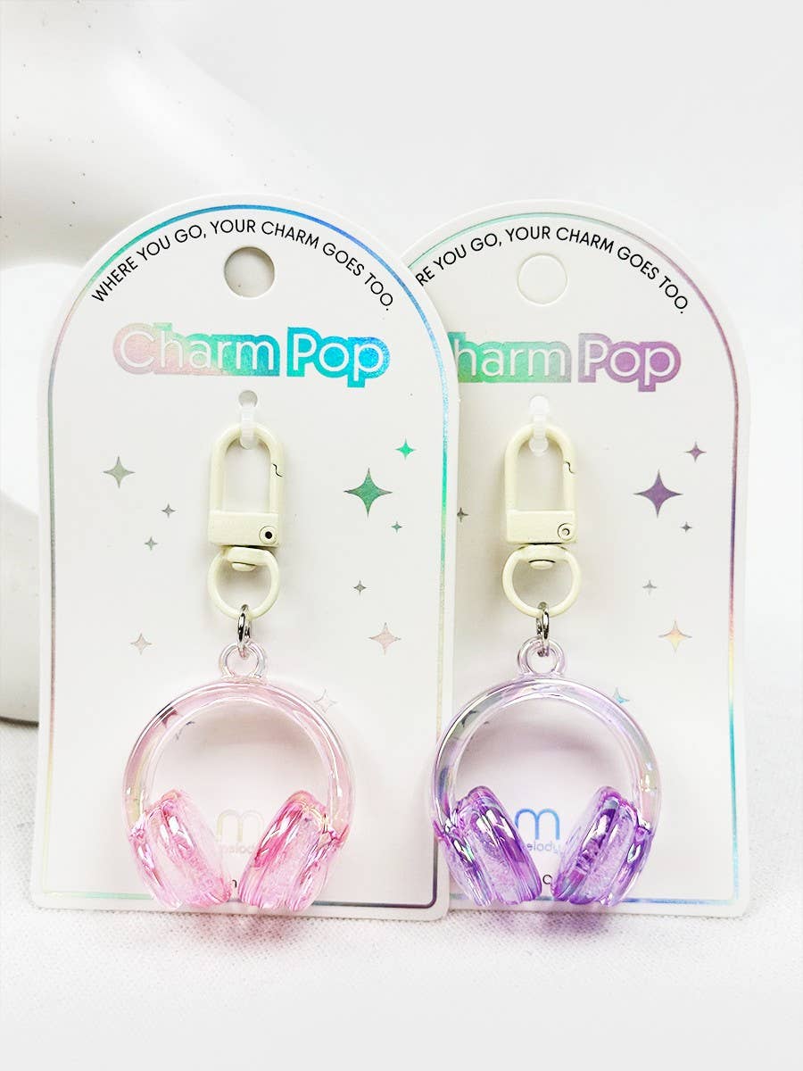 Adorable Headphone Key Charm