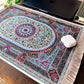 Umays Boho - Rug Design Desk Mat, Mini Rug, Small Persian Rug, Office Decor