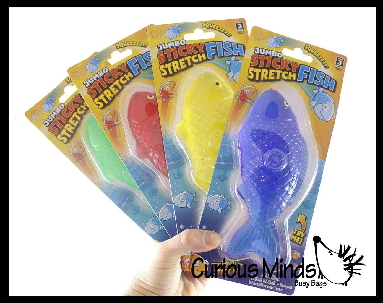 Large Fish Ultra Sticky Squishy Toy 1PC