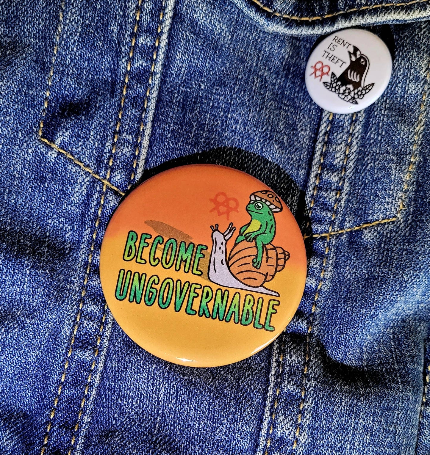 Femmearchist - Become Ungovernable Two Inch Button